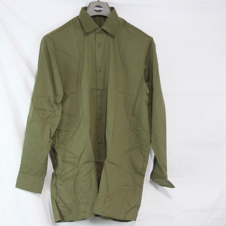 New Russian Army Shirt Midweight Green Genuine Surplus USSR 40cm collar (4140)