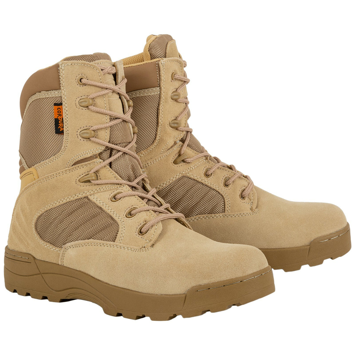 ED Highlander Echo Desert Boot Adult Military Mens Sand Leather Size UK 13 & 9