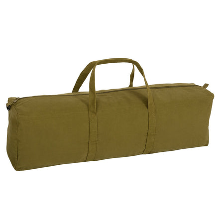 Highlander Canvas Tool Bag Zip Fasten Strong Washable Vintage Style 18" 24" 30"