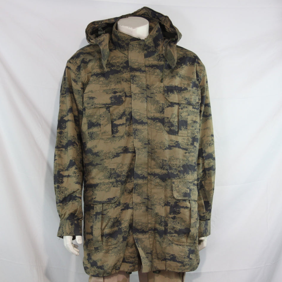 Genuine Surplus Turkish Airforce Parka Lined Digital Camo Coat Jacket (4316)