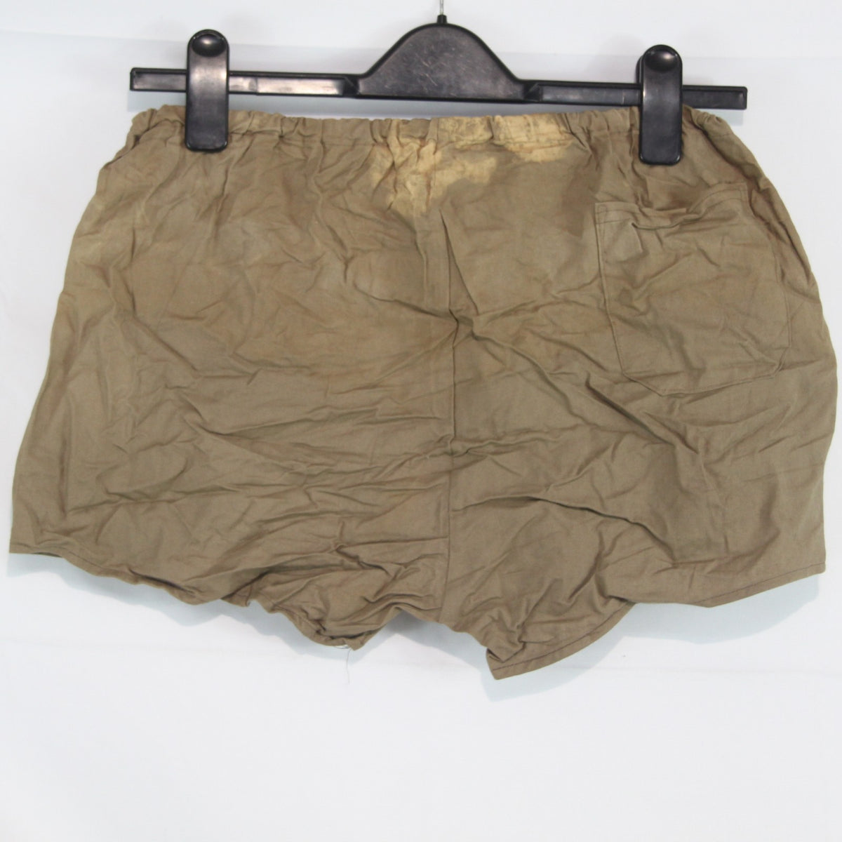 Vintage Czech Forces PT Shorts Brown Genuine Surplus Army FADED (4378)
