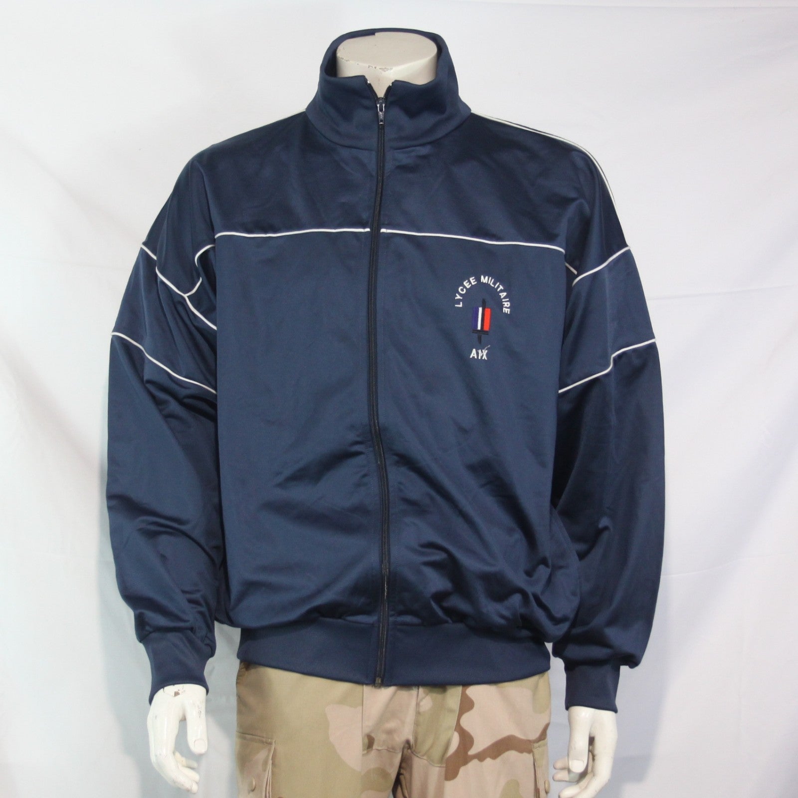 Tracksuit Top French Military College Jacket Genuine Surplus Army 44-46" (3901)