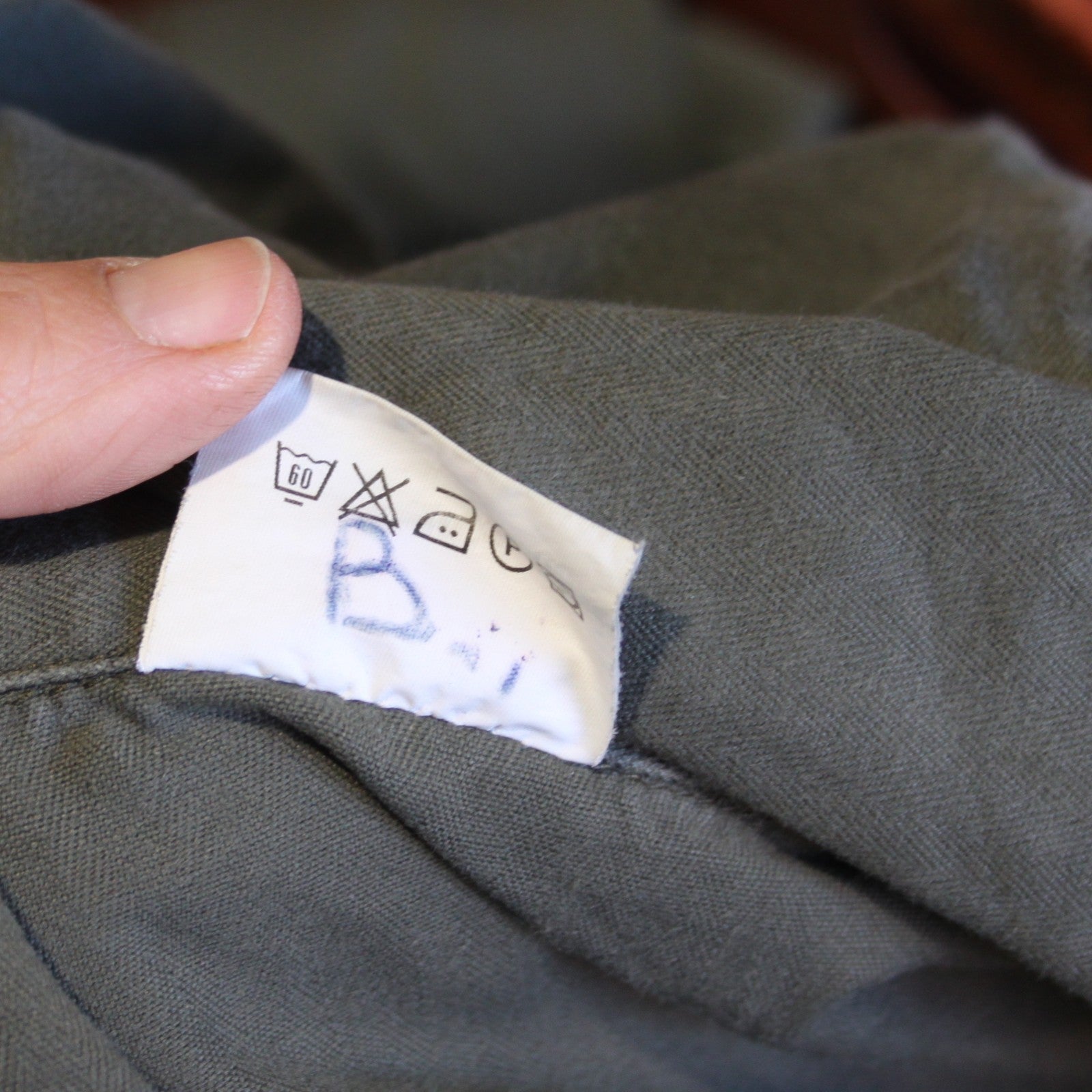 French Army AFV Coverall Olive Green Genuine Surplus 38" Chest Short (4172)