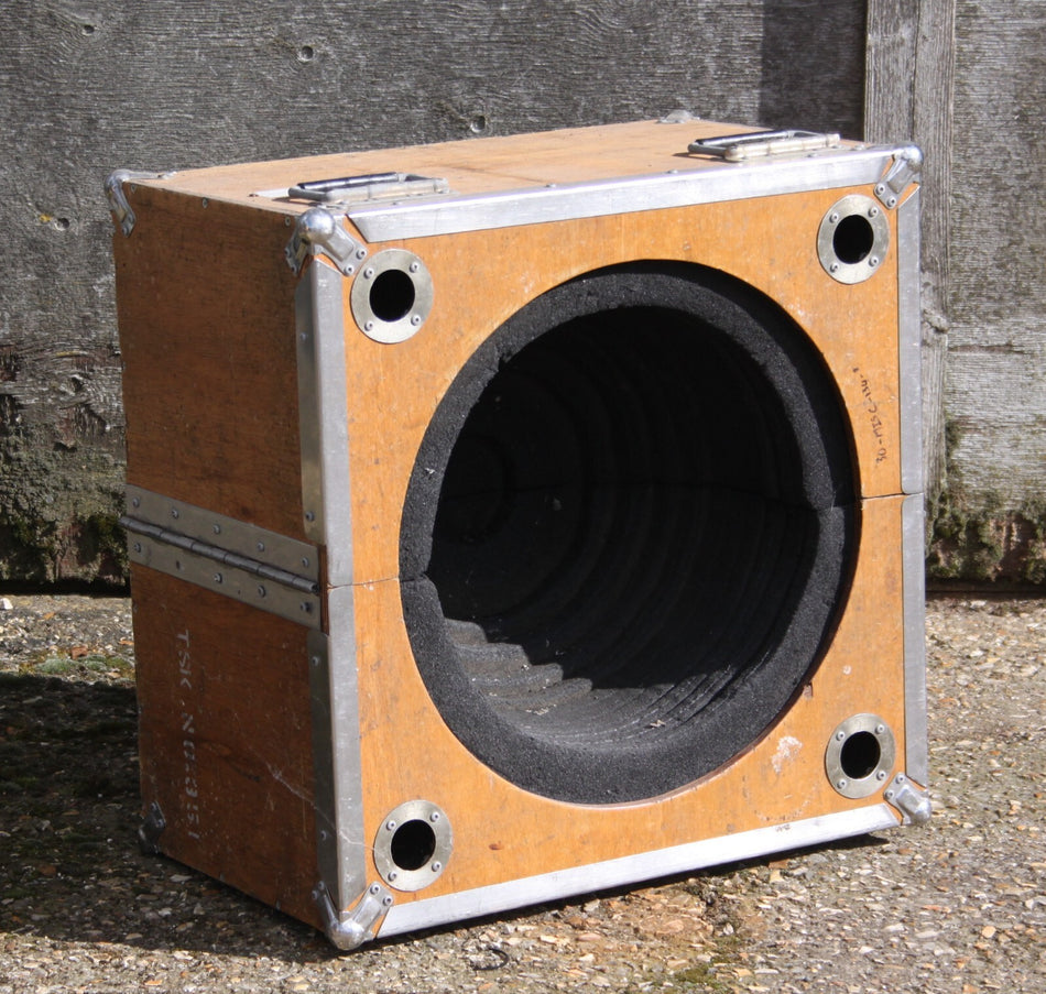 Genuine Surplus Wooden Camera Lens Box Army Airforce Military Ammo type Box 3146