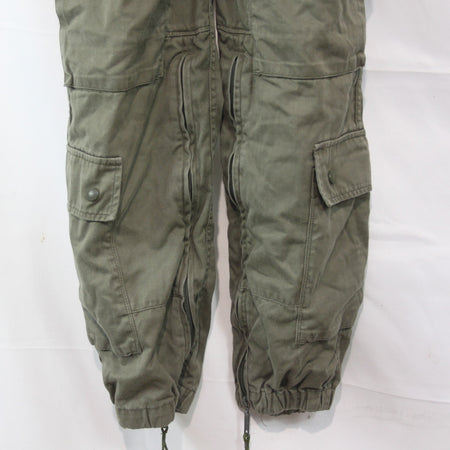 French Army AFV Coverall Olive Green Genuine Surplus 36" Chest Xshort (4170)