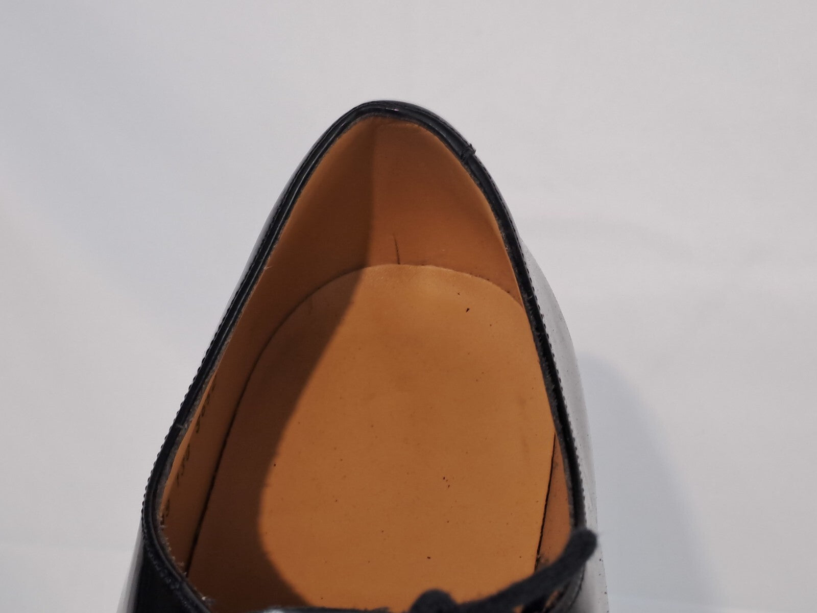 Genuine Surplus British Mens Mess Dress Shoes Formal Black Leather Grade 1 (2410
