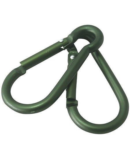 Kombat Carabiner Pairs 8mm Karabiner Military Clip Army Forces Olive Tan Black