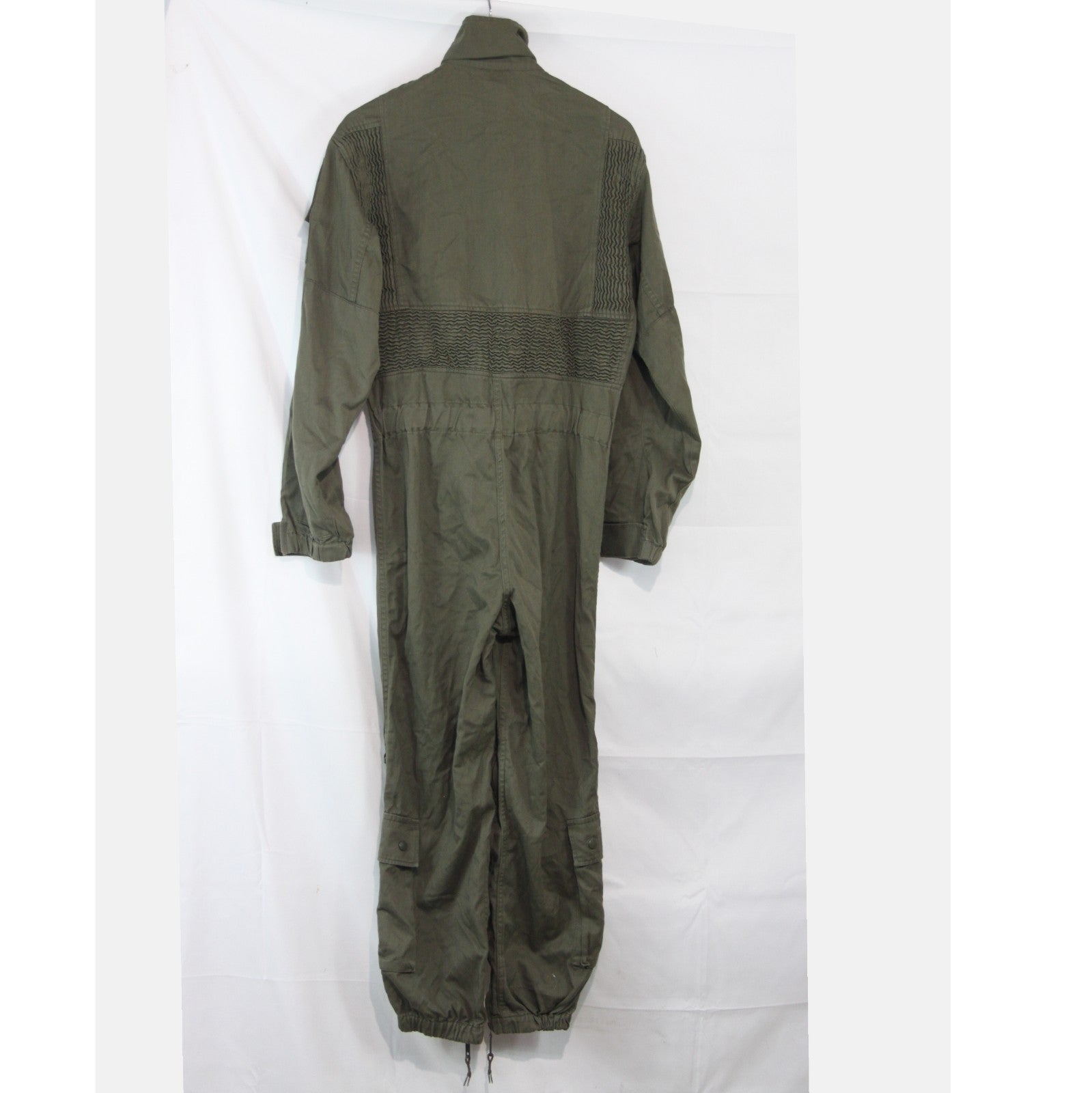 French Army AFV Coverall Olive Green Genuine Surplus 34-36" Chest Short (4177)