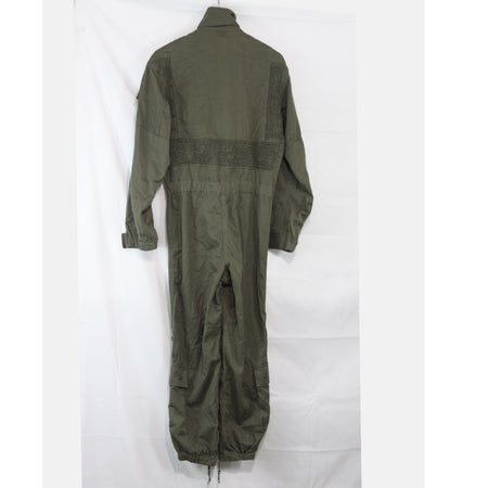 French Army AFV Coverall Olive Green Genuine Surplus 34-36" Chest Short (4177)