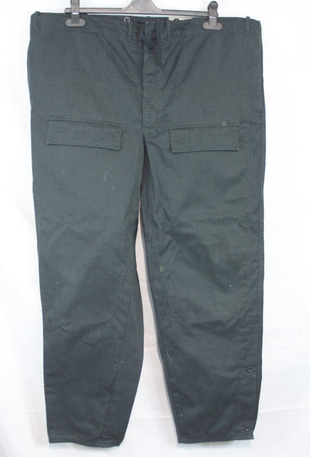 Genuine Surplus French / Belgian Vintage Canvas Trousers Stiff Navy 44" (1534)