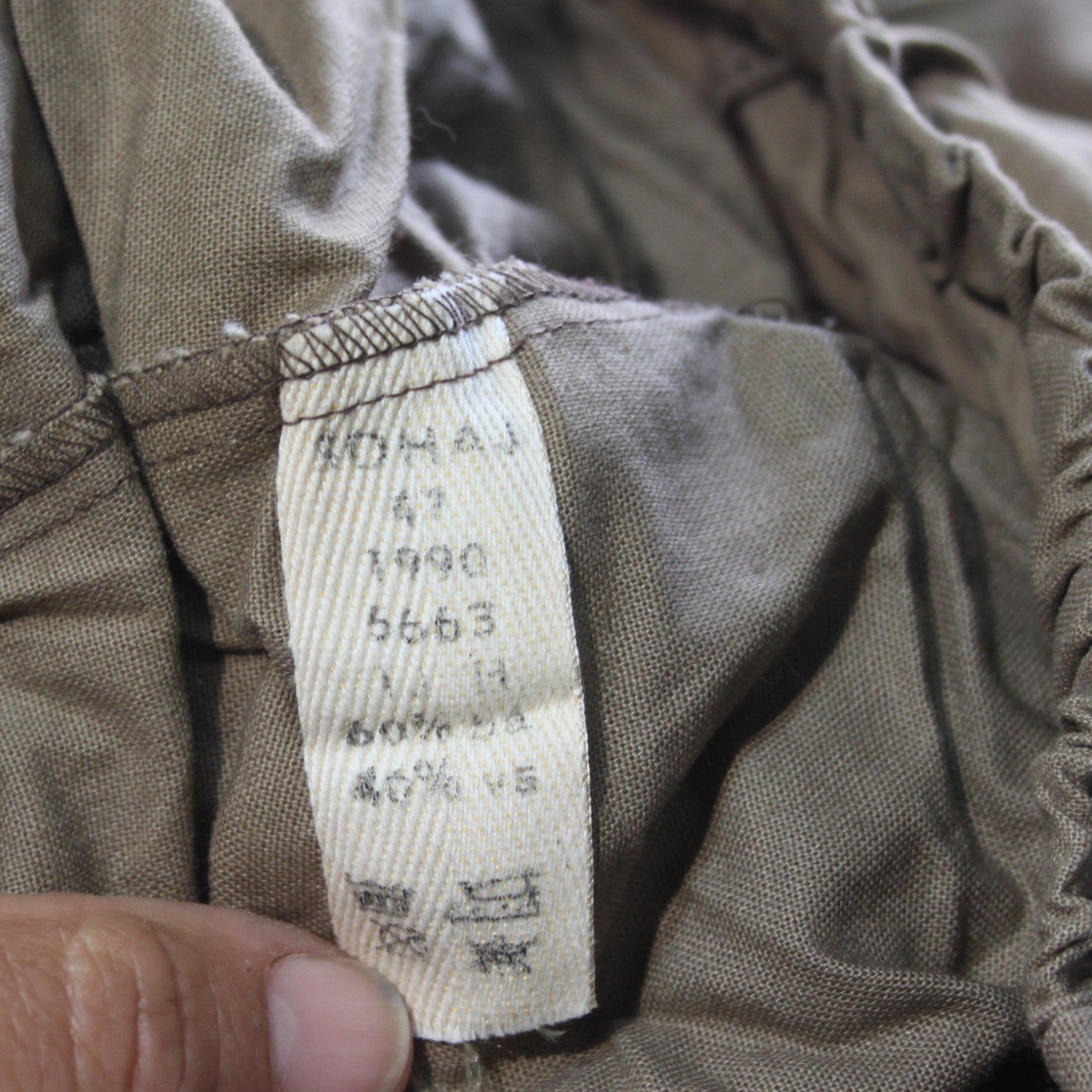 Vintage Czech Forces PT Shorts Brown Genuine Surplus Army FADED (4378)