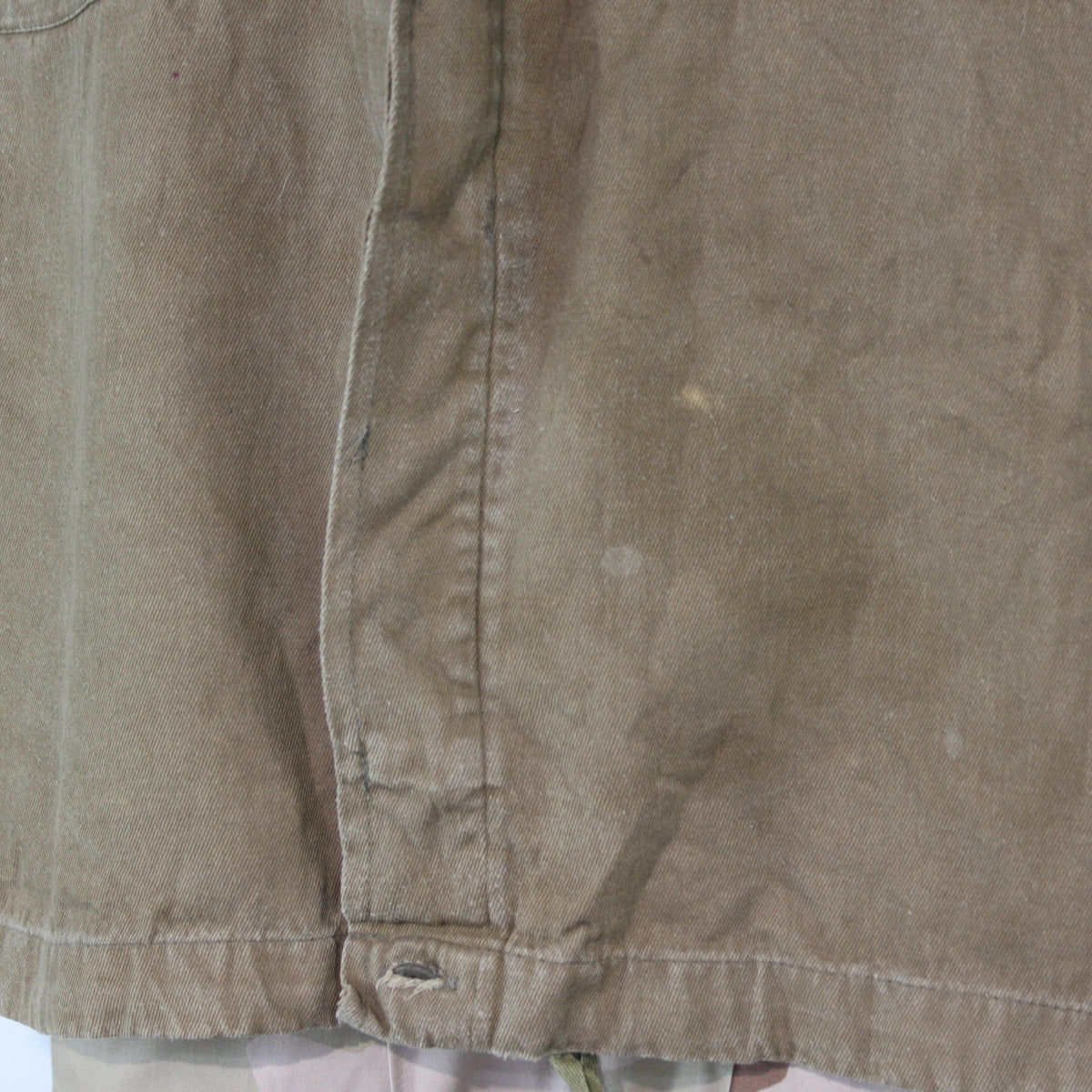 Genuine Surplus Czech Army Vintage Tan Shirt Jacket Cotton 44-46" (3430)