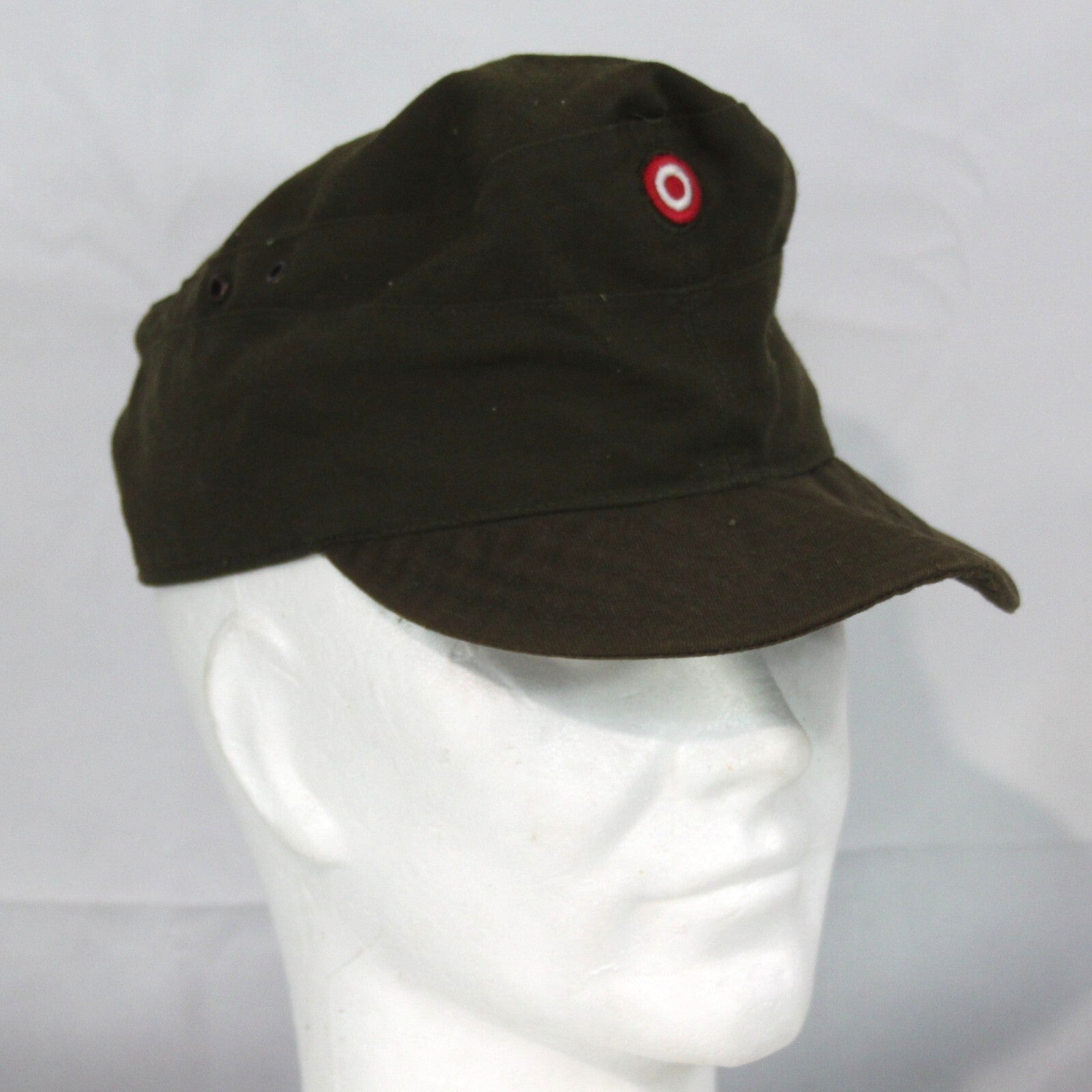 Genuine Surplus Vintage Austrian Army Olive Green Poly/viscose Cap