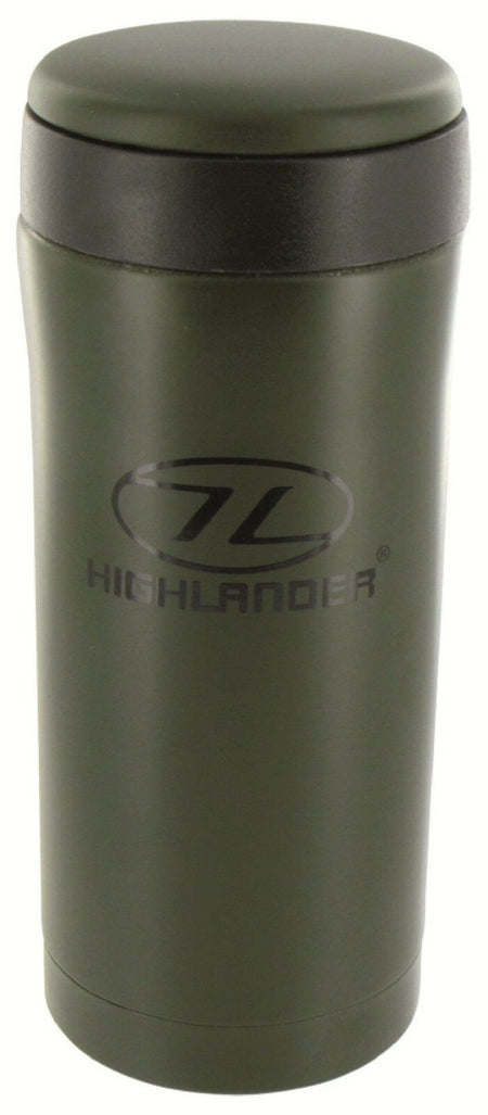 Highlander Sealed Thermal Mug Mini Flask Ammo Flask  Camo 330ml