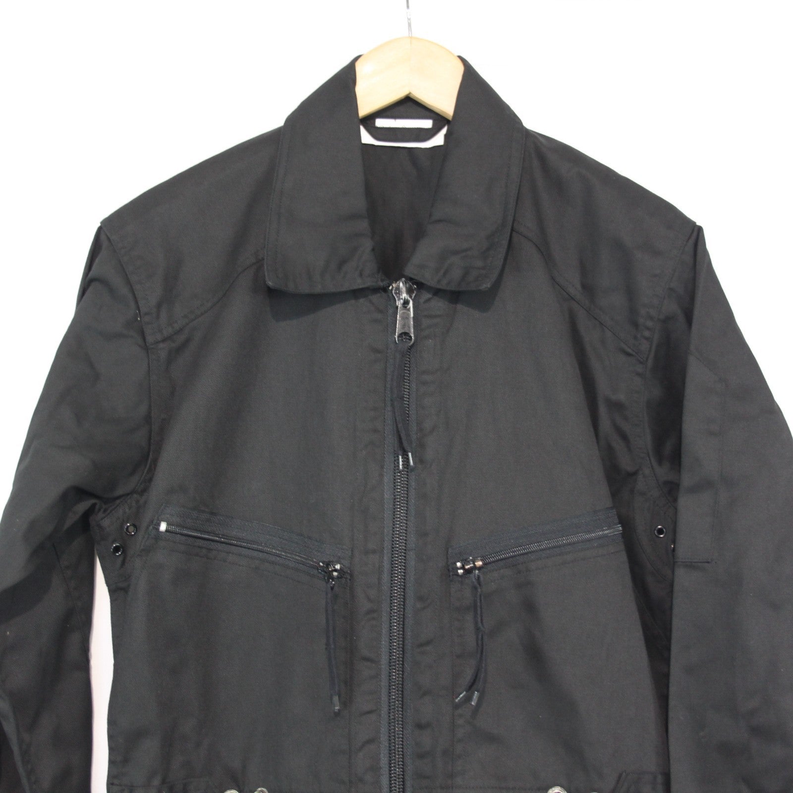 German Military Style Flight Suit Black Overall Army Airforce 38" (3380)