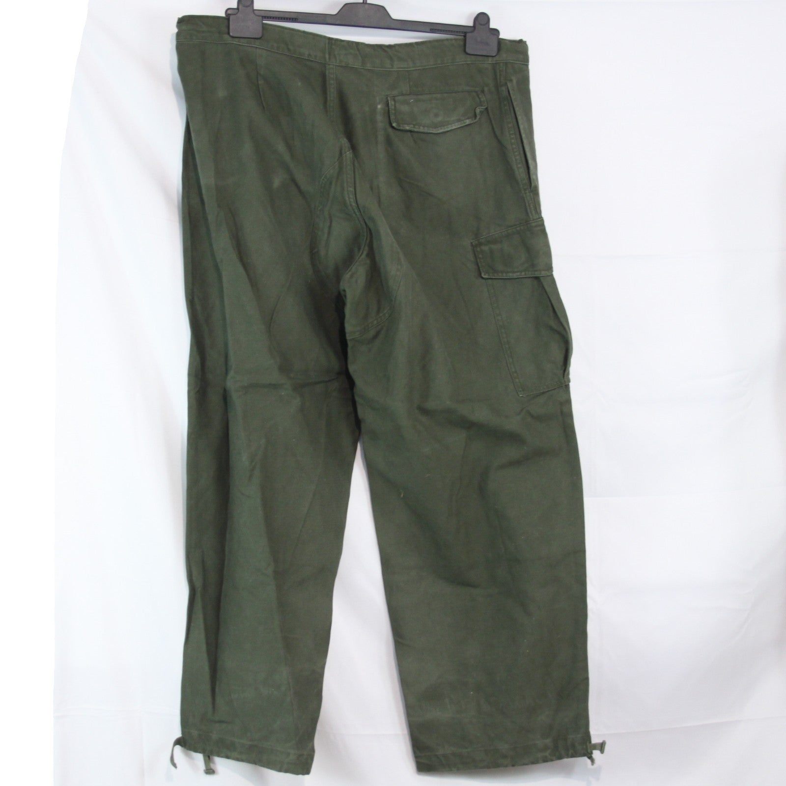 1980's Genuine Surplus Heavyweight Belgian Army Combat Trousers Repaired (3688)