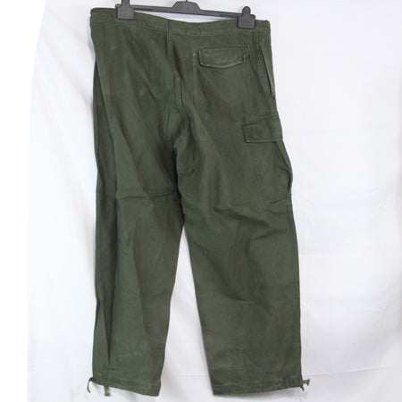 1980's Genuine Surplus Heavyweight Belgian Army Combat Trousers Repaired (3688)