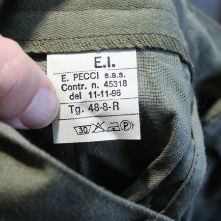 Genuine Surplus Spanish Army Breeks Olive Canvas 30" Waist (3679)