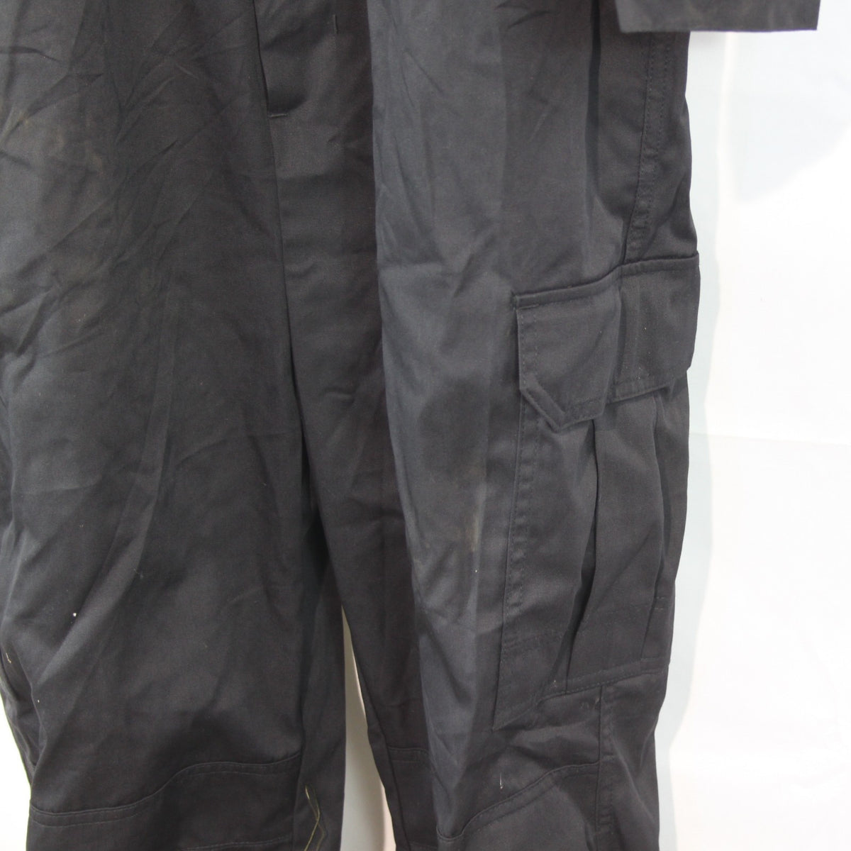 Genuine Surplus British Courier Black Coverall Overall Polycotton (4114)