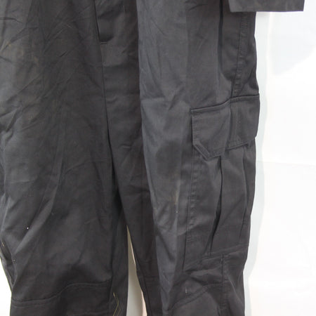 Genuine Surplus British Courier Black Coverall Overall Polycotton (4114)