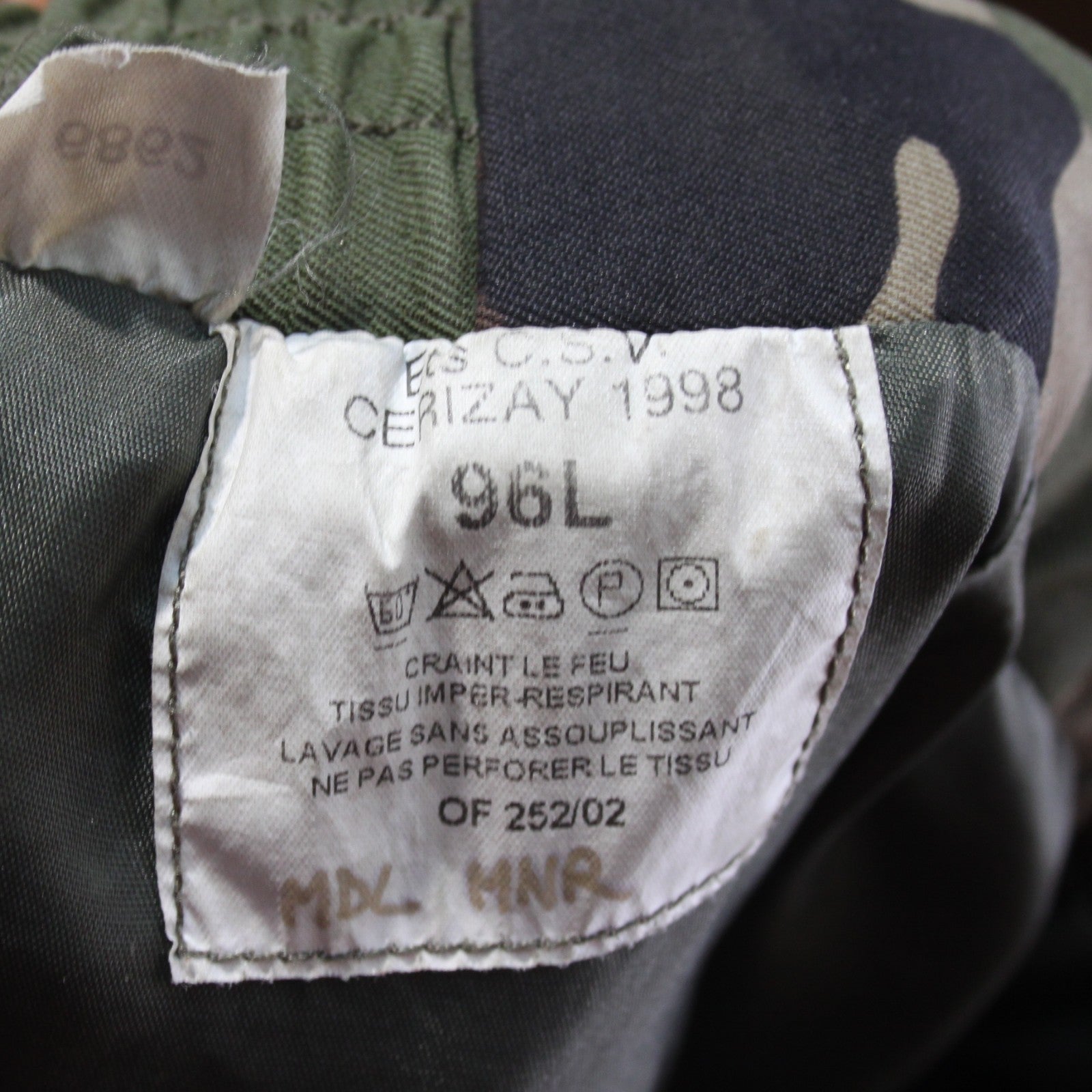 French Army Waterproof Motorbike Over Trousers Genuine Surplus 38" W (4430)