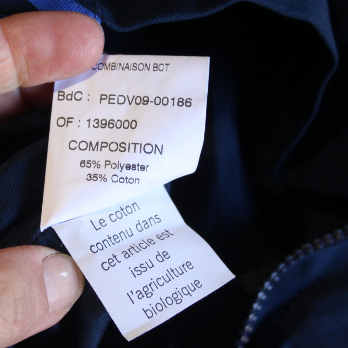 Genuine Surplus French Police Coverall Navy Blue Overall (4110