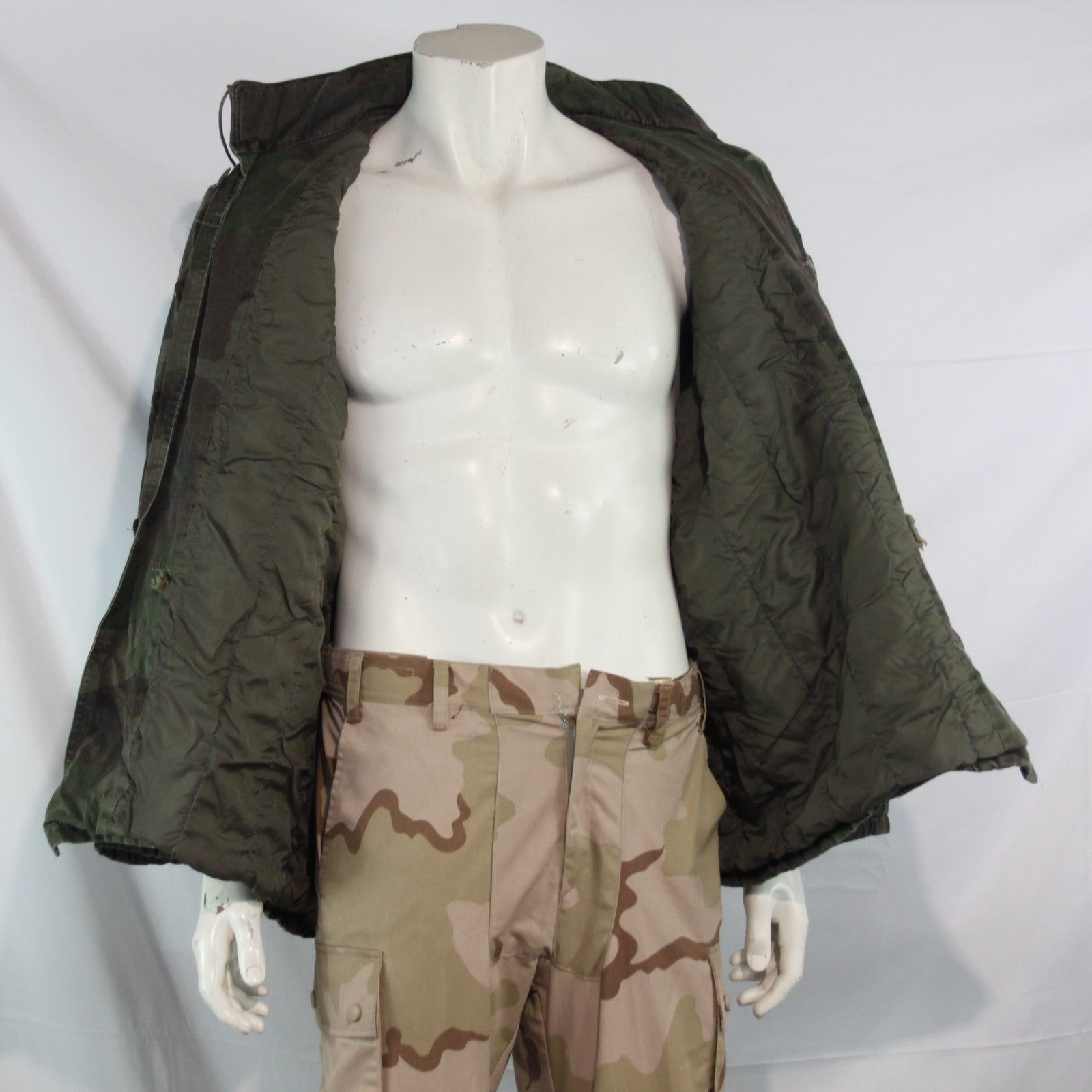 Genuine Surplus Croatian Police Padded Camouflage Jacket Coat Winter (3622)