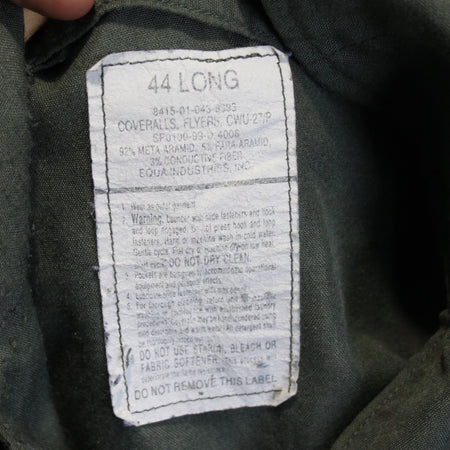 US Airforce Flight Suit Coverall Mens Genuine Surplus 44" Chest Tall (3522)