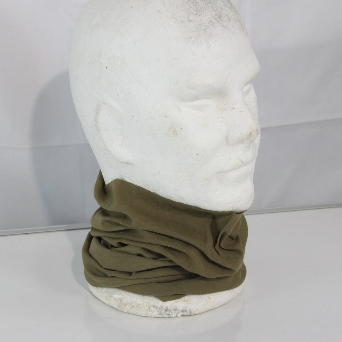 British Army Lightweight Microfibre Snood Light Olive Genuine Surplus (4045)