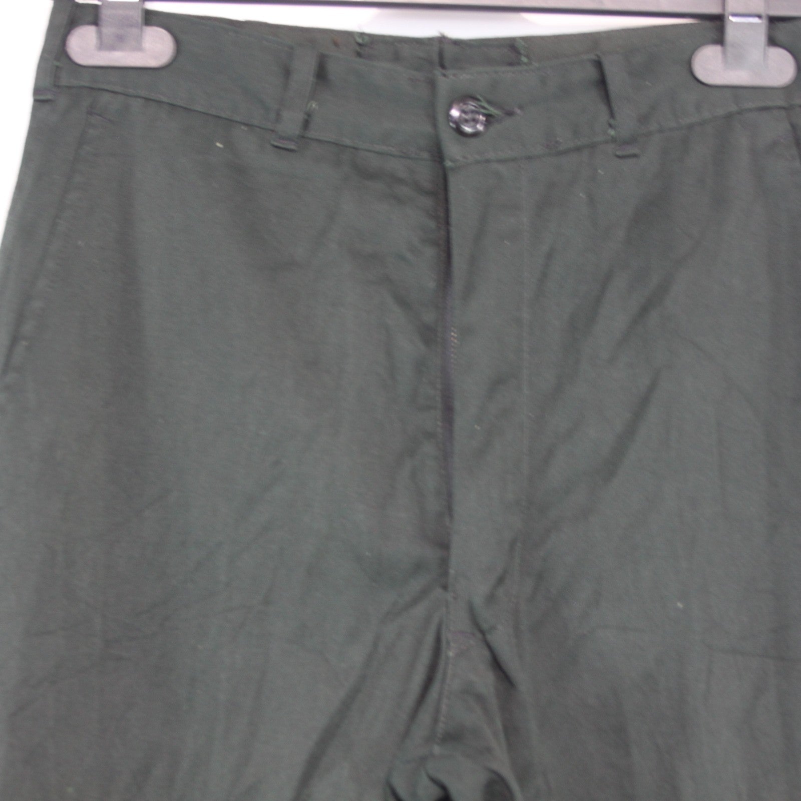 Genuine Surplus Canadian Military Army Trousers Bottle Green Dark  28" W (3683)