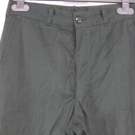 Genuine Surplus Canadian Military Army Trousers Bottle Green Dark  28" W (3683)