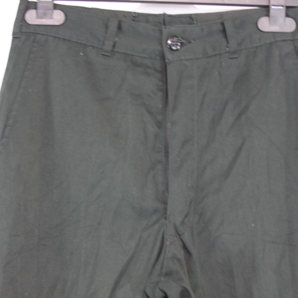 Genuine Surplus Canadian Military Army Trousers Bottle Green Dark  28" W (3683)