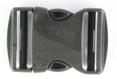 Double Side Release Buckles Black Plastic Clips Rucksacks Replacement All Sizes