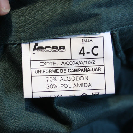 Genuine Surplus Spanish Police Combat Shirt Bottle Green Tactical S/Grade (3178)