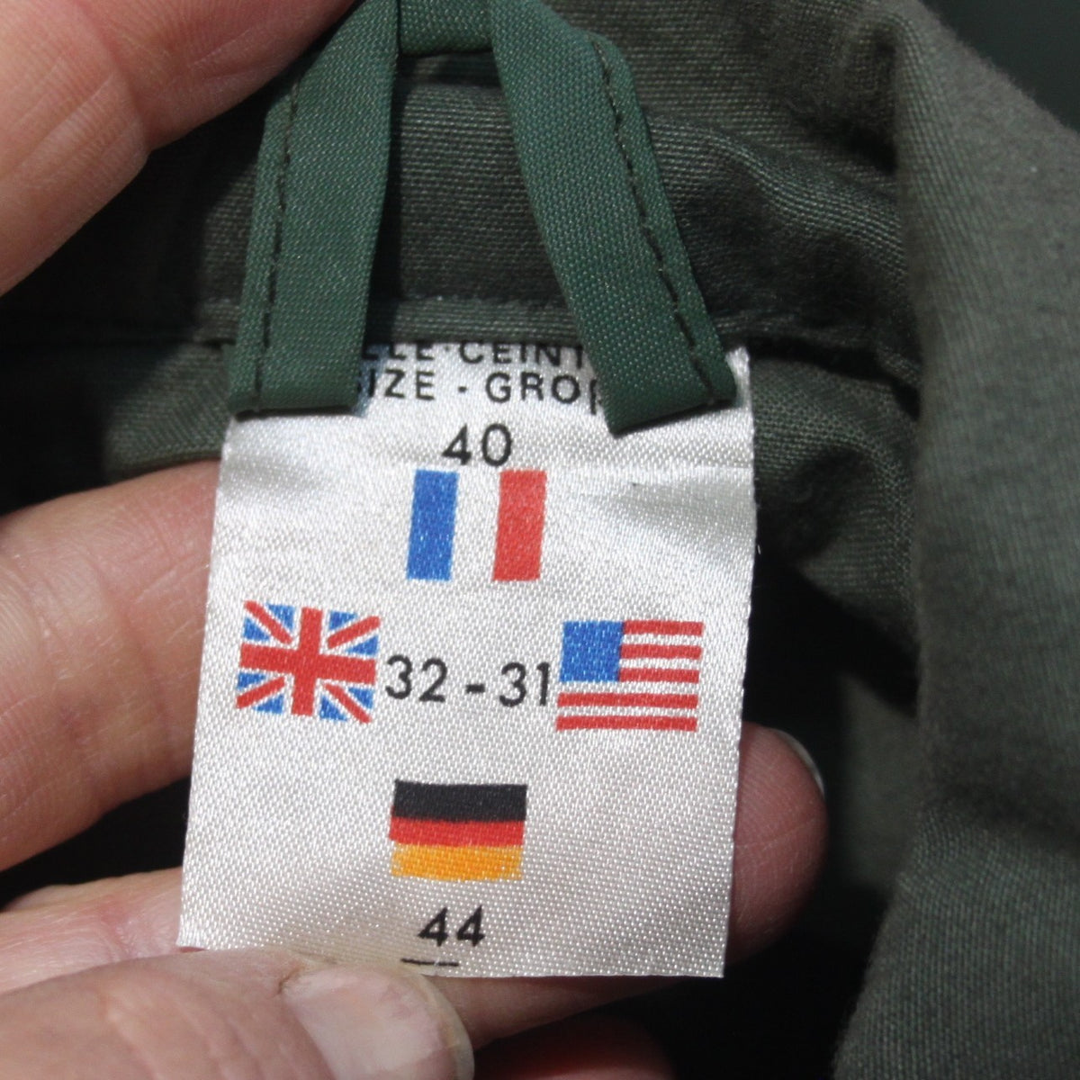 Vintage French Hunting Jacket 32-34" Chest Padded Shoulders Faded (4037)