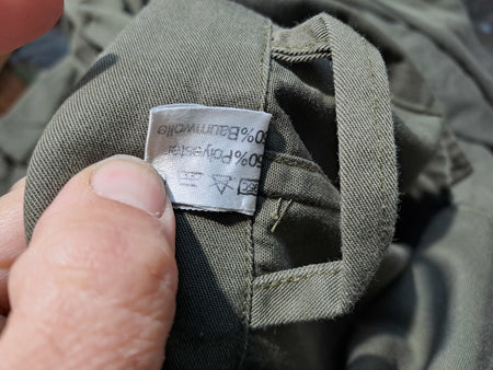 Genuine Surplus Austrian Military Olive Green Warehouse Shopkeepers Coat (2596)