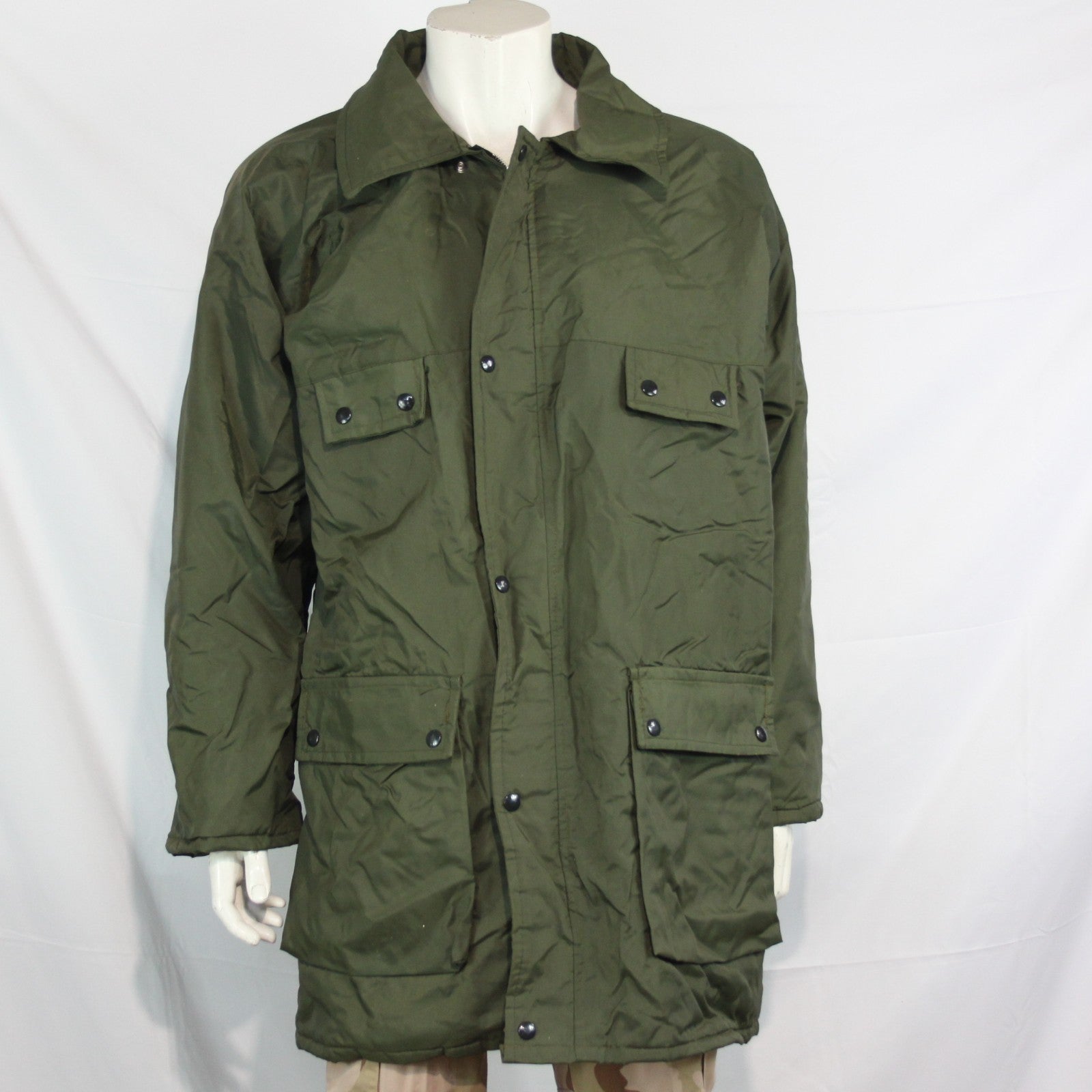 Military Style Work Jacket Water Resistant Olive Green 42-44" (3346)