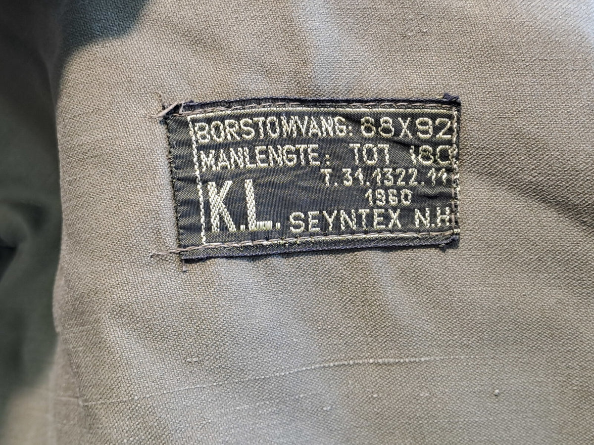 Genuine Surplus Dutch NATO Canvas Jacket Olive Green Grade 2 (2522)