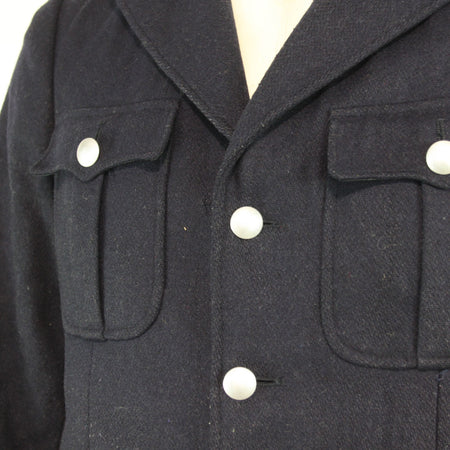 Genuine Surplus German Fire Fighters Dress Jacket Brigade Damaged 36" Chest3616)