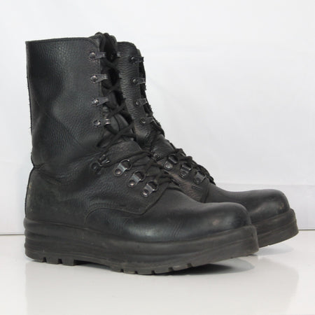 Genuine Surplus Swiss Army Black Leather Ranger Boots Grade 1 (3309)