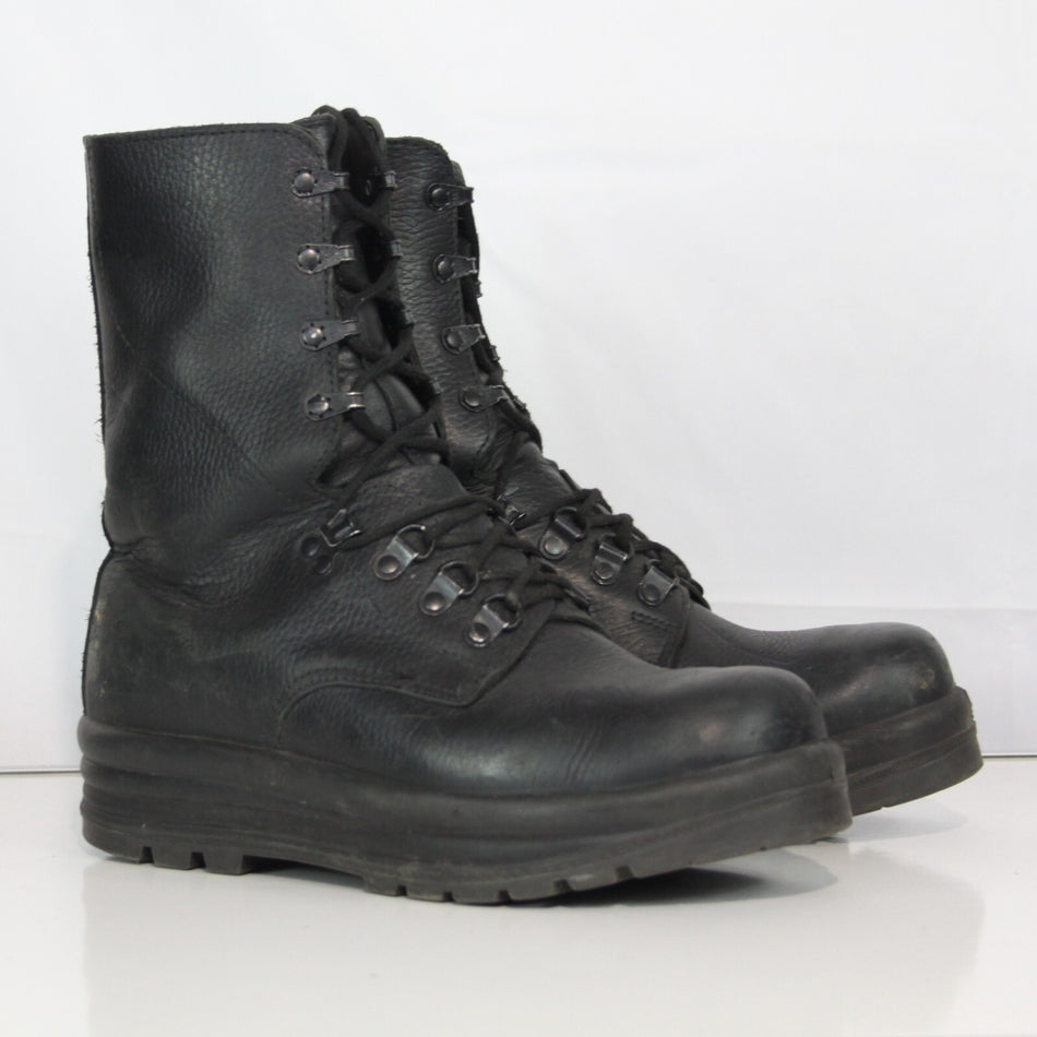 Genuine Surplus Swiss Army Black Leather Ranger Boots Grade 1 (3309)