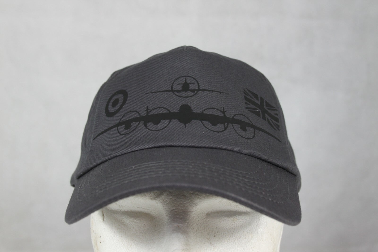 Warbird Print Exclusive Printed Baseball Cap Cotton Lancaster Spitfire RAF Plane