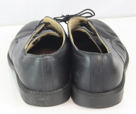 Genuine Surplus Austrian Army Mens Shoes Black Leather Lace Up (1978)