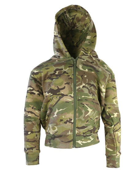 Kids/Boys Army BTP Camo Fleece Lined Hoodie Zipped Hoodie Jacket Size 3-13 Years