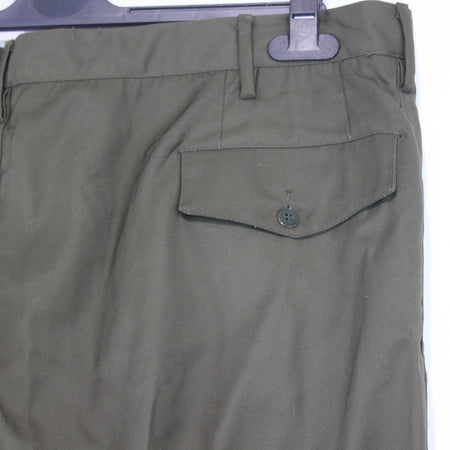 Genuine Surplus Italian Army Lightweight Olive Combat Trousers Knee Patch (3656)