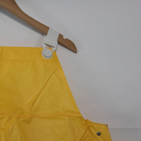 Waterproof Bib & Brace Waterproof Over Trousers Overalls Yellow M & XL (4178)