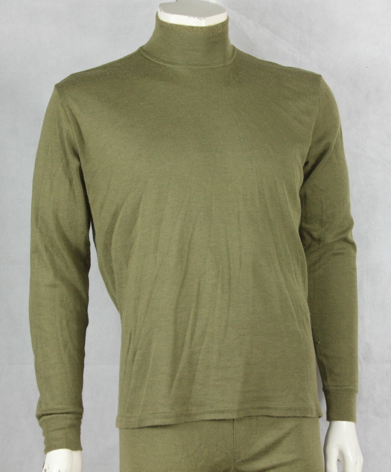Genuine Surplus British Aircrew FR Thermal Long Sleeve Top Olive Roll Neck G1