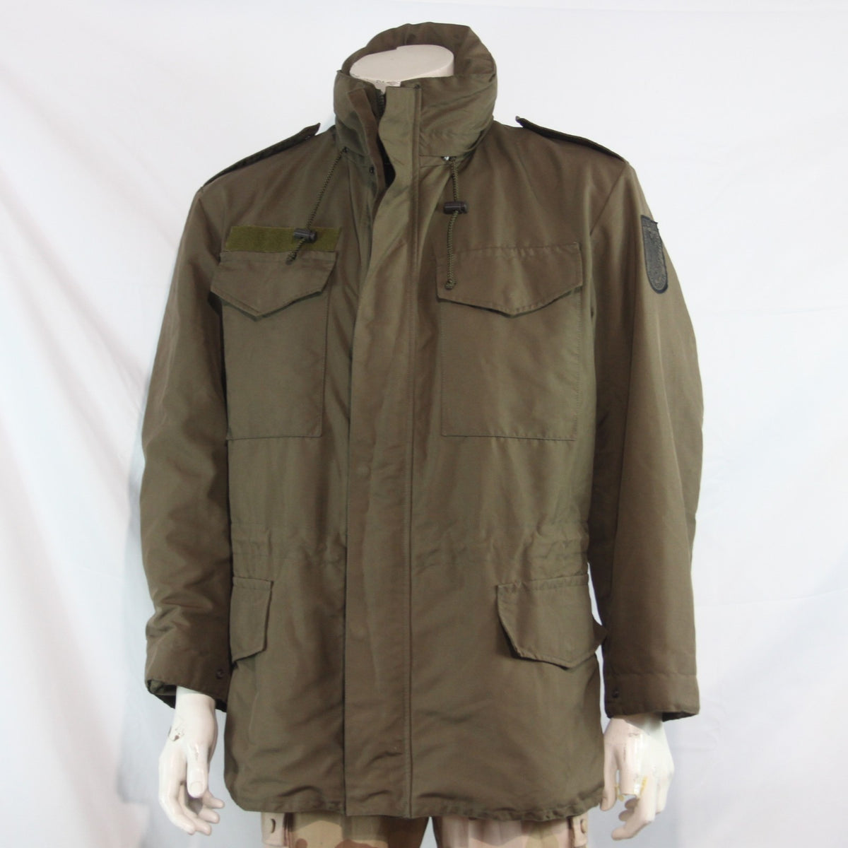 Gore-tex Austrian Army Jacket Parka Olive Repaired Grade2 40-42"  (4289)
