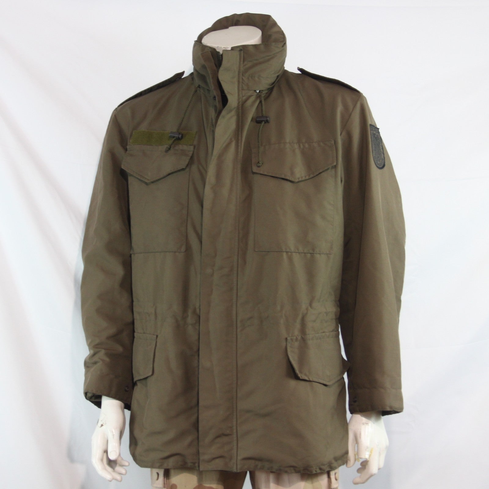 Gore-tex Austrian Army Jacket Parka Olive Repaired Grade2 40-42"  (4289)
