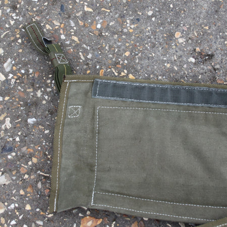 Genuine Surplus French Army Radio Aerial Mast Cover Canvas Hook & Loop Tube 3275
